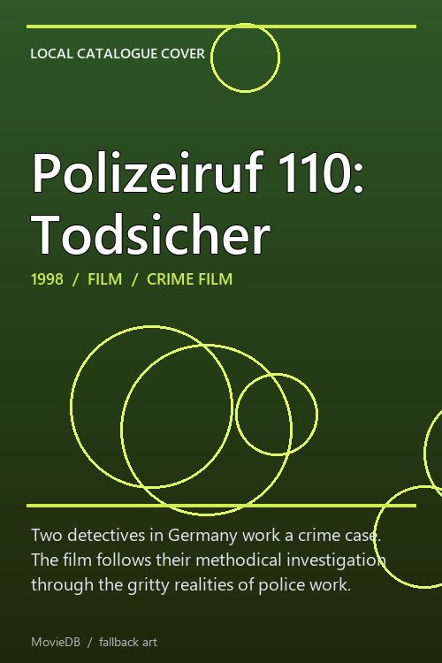 Polizeiruf 110: Todsicher poster