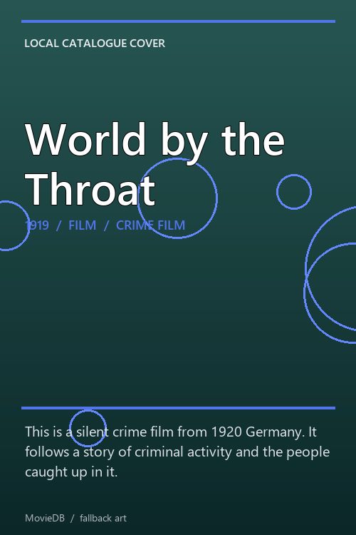 World by the Throat poster