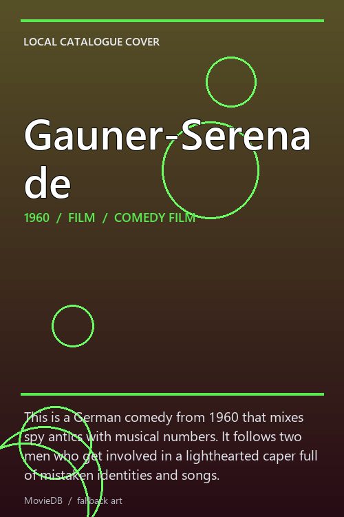 Gauner-Serenade poster
