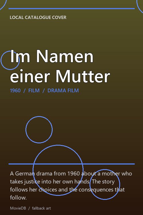 Im Namen einer Mutter poster