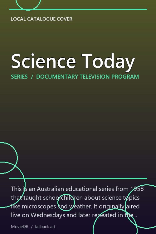Science Today poster