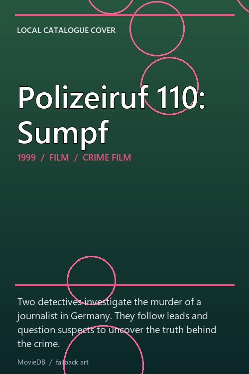 Polizeiruf 110: Sumpf poster