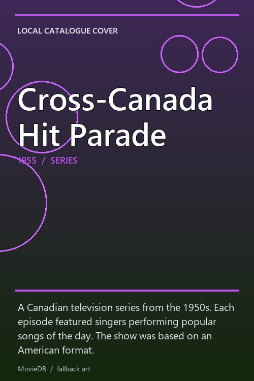 Cross-Canada Hit Parade poster