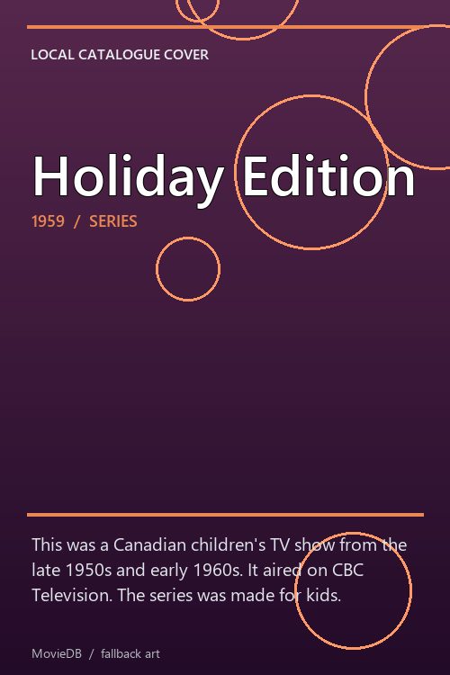 Holiday Edition poster