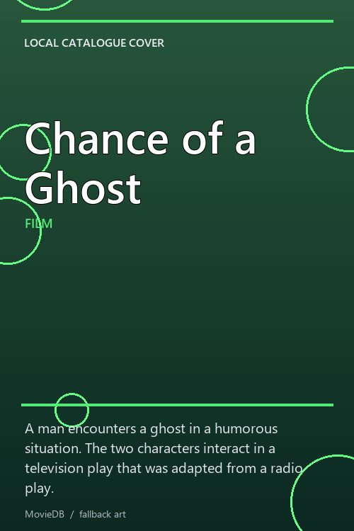 Chance of a Ghost poster