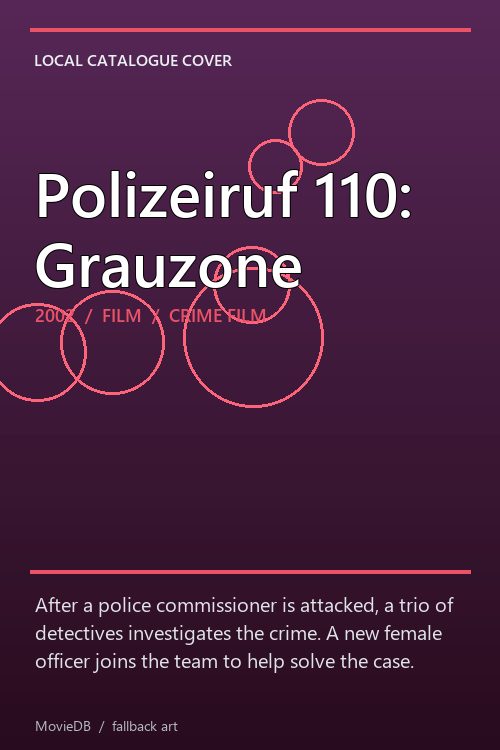 Polizeiruf 110: Grauzone poster