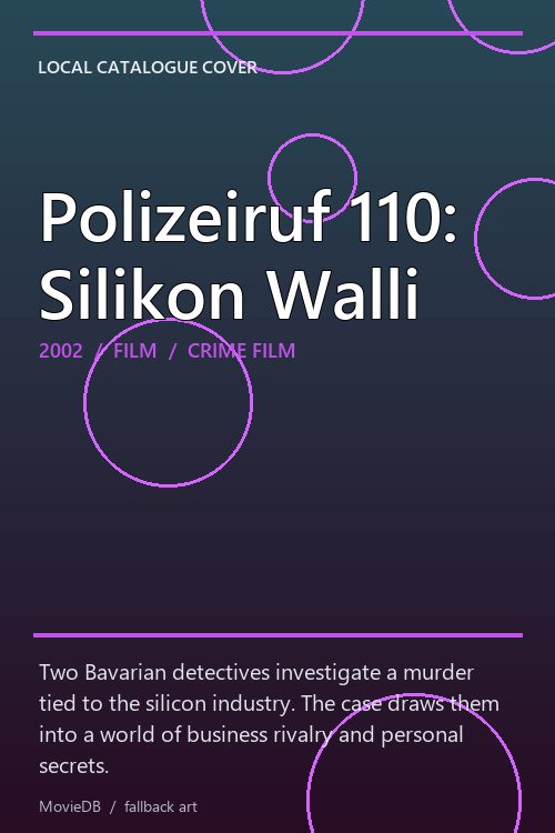 Polizeiruf 110: Silikon Walli poster