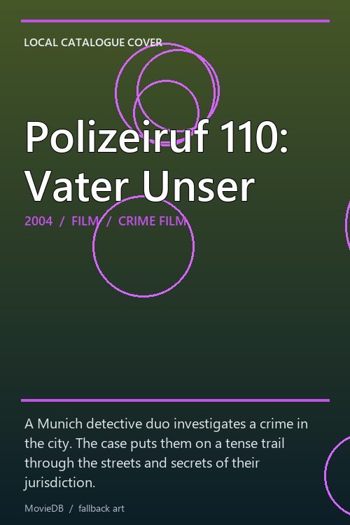 Polizeiruf 110: Vater Unser poster