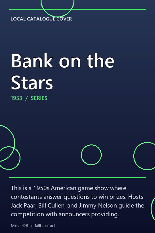 Bank on the Stars poster