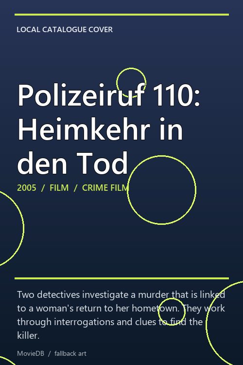 Polizeiruf 110: Heimkehr in den Tod poster