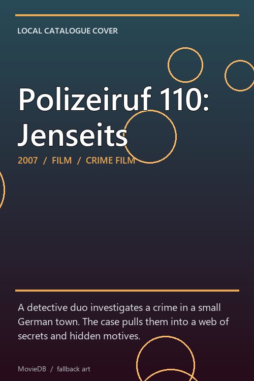 Polizeiruf 110: Jenseits poster