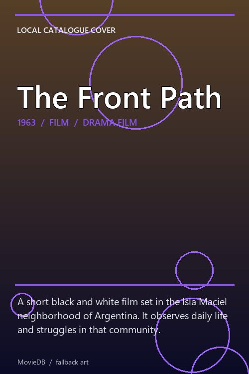 The Front Path poster