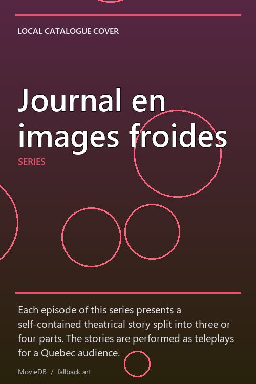 Journal en images froides poster