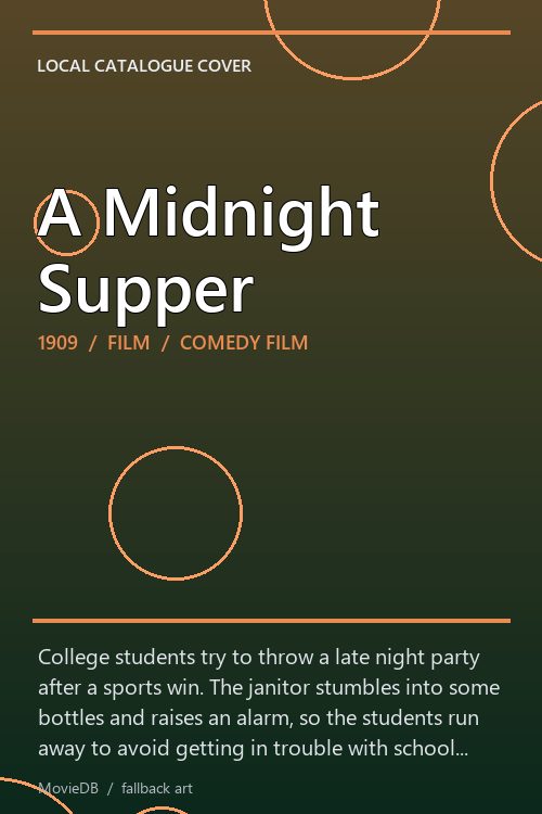 A Midnight Supper poster