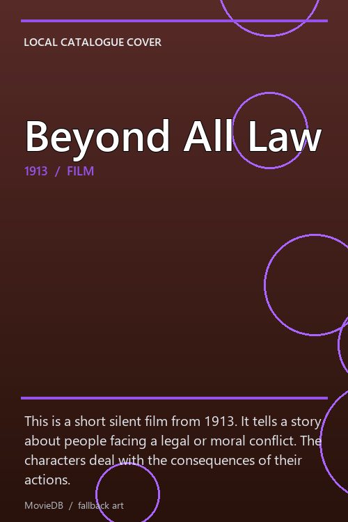 Beyond All Law poster