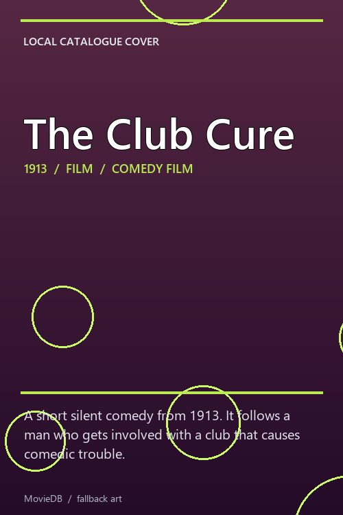 The Club Cure poster