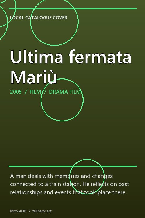 Ultima fermata Mariù poster