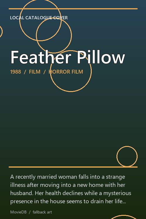 Feather Pillow poster
