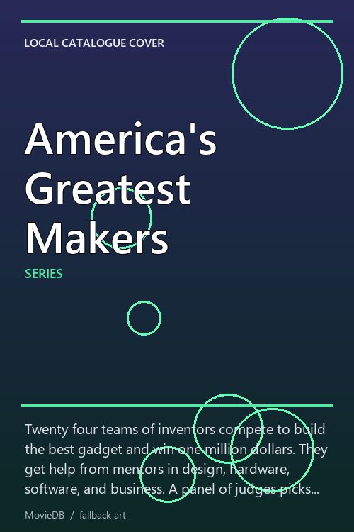 America's Greatest Makers poster
