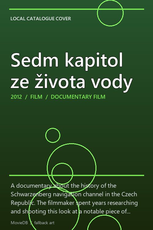 Sedm kapitol ze života vody poster