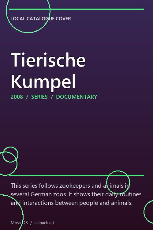 Tierische Kumpel poster