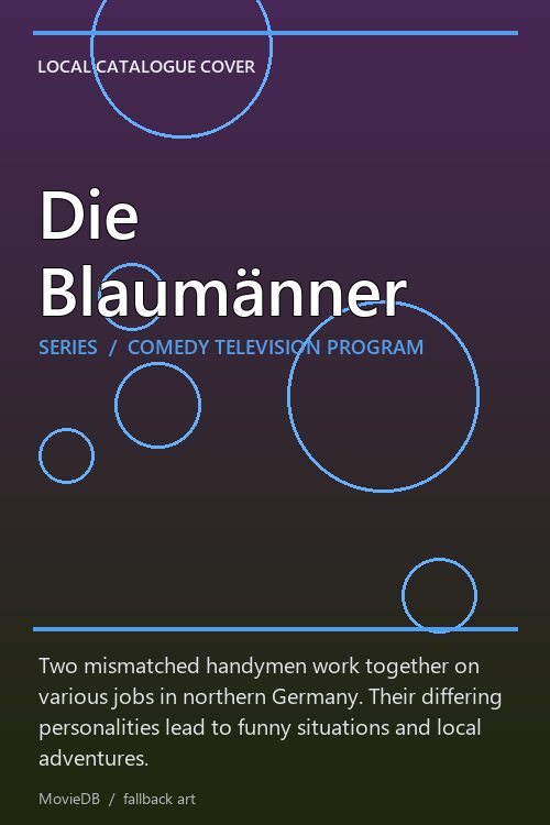 Die Blaumänner poster