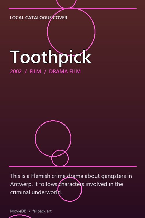 Toothpick poster