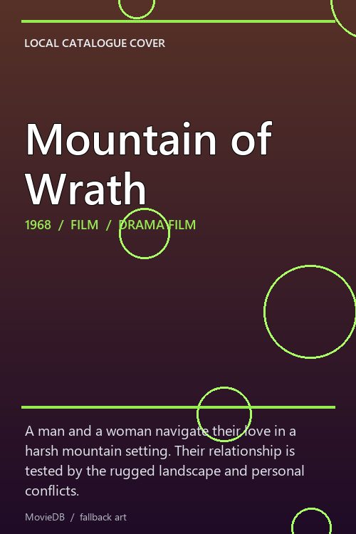 Mountain of Wrath poster