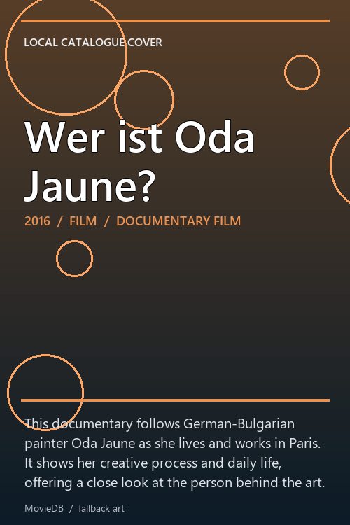 Wer ist Oda Jaune? poster