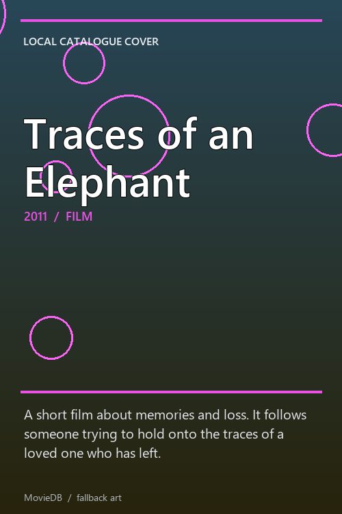 Traces of an Elephant poster