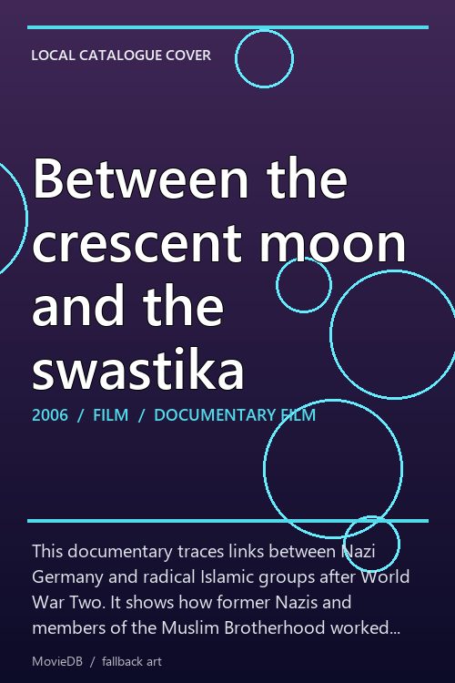 Between the crescent moon and the swastika poster