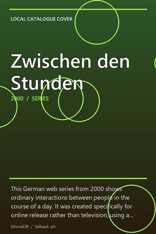 Zwischen den Stunden poster