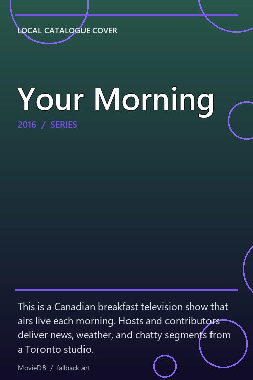 Your Morning poster