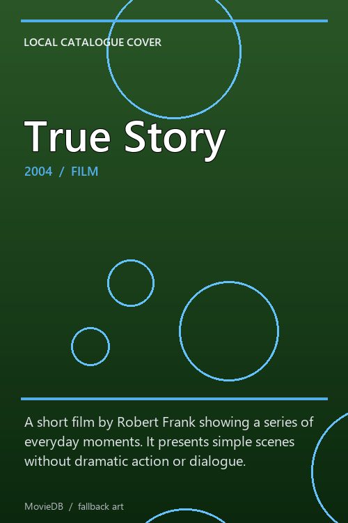 True Story poster