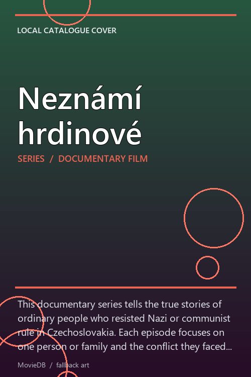 Neznámí hrdinové poster