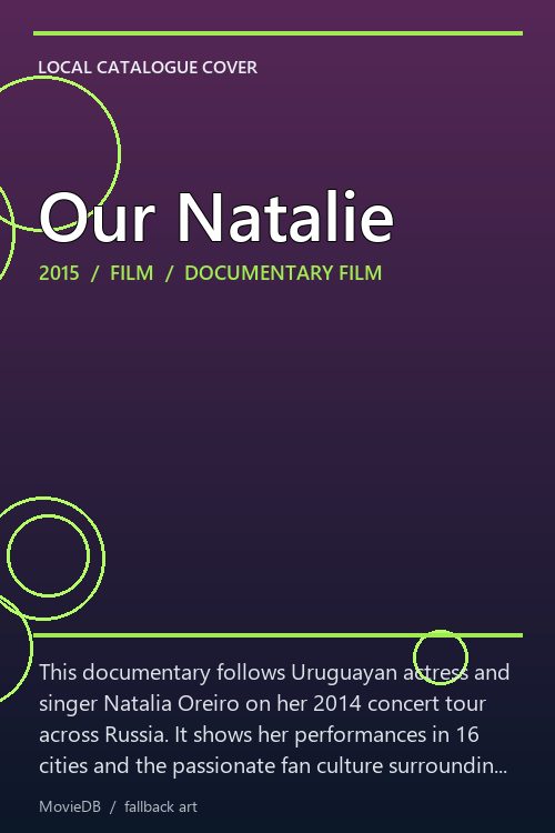 Our Natalie poster
