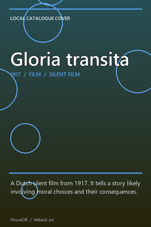 Gloria transita poster