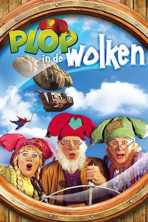 Plop in de wolken poster