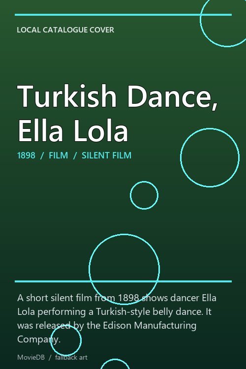 Turkish Dance, Ella Lola poster