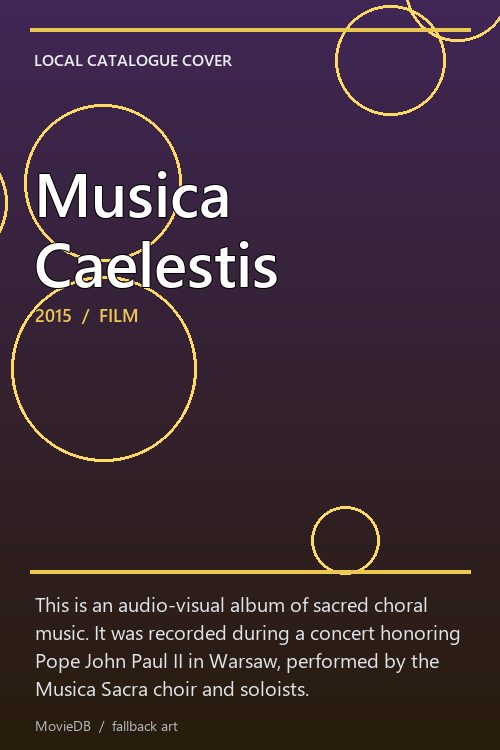 Musica Caelestis poster
