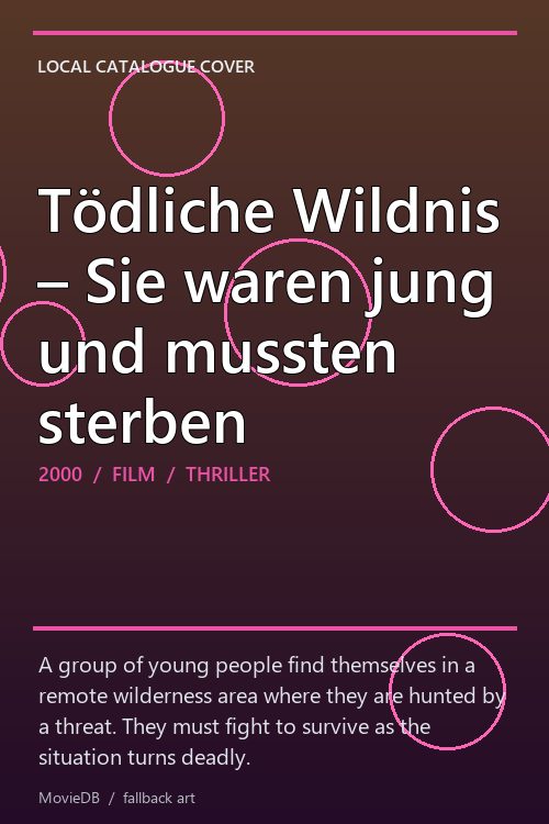 Tödliche Wildnis – Sie waren jung und mussten sterben poster