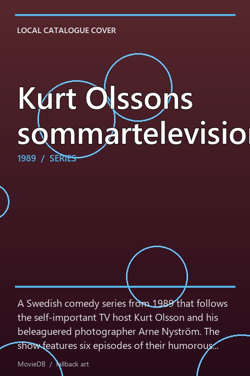 Kurt Olssons sommartelevision poster
