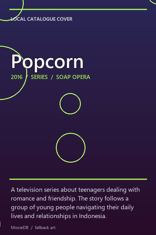 Popcorn poster