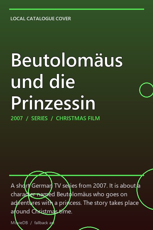 Beutolomäus und die Prinzessin poster