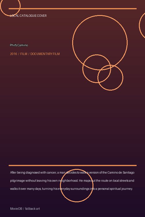Phil's Camino poster
