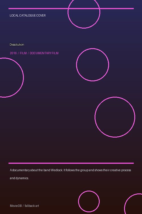 Dissolution poster