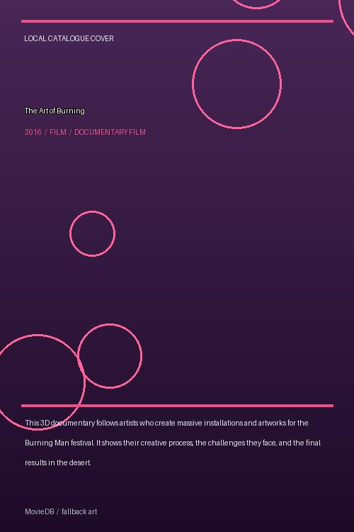 The Art of Burning poster