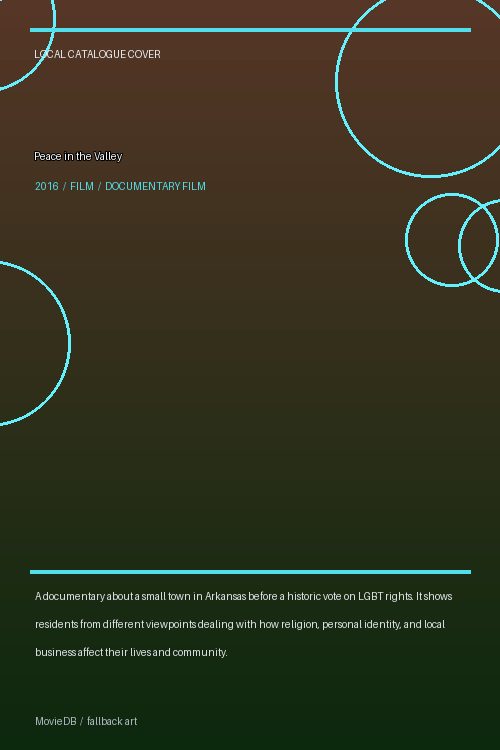 Peace in the Valley poster