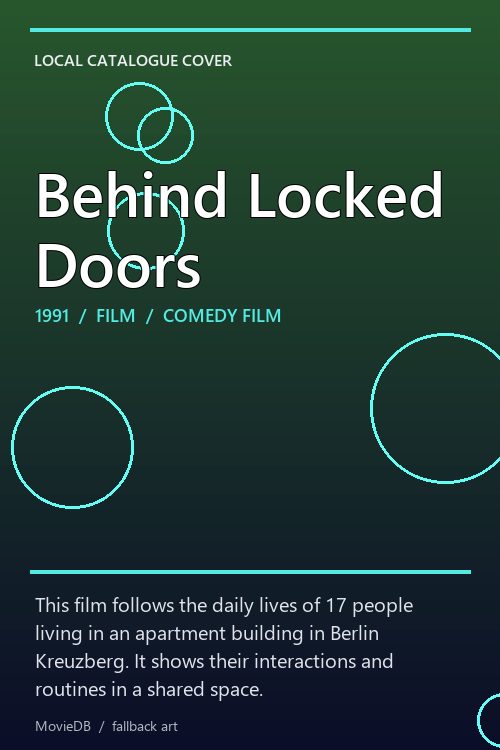 Behind Locked Doors poster