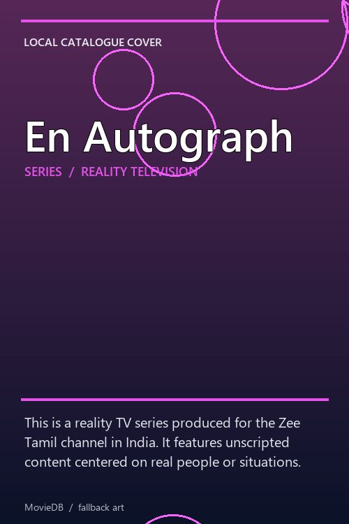 En Autograph poster